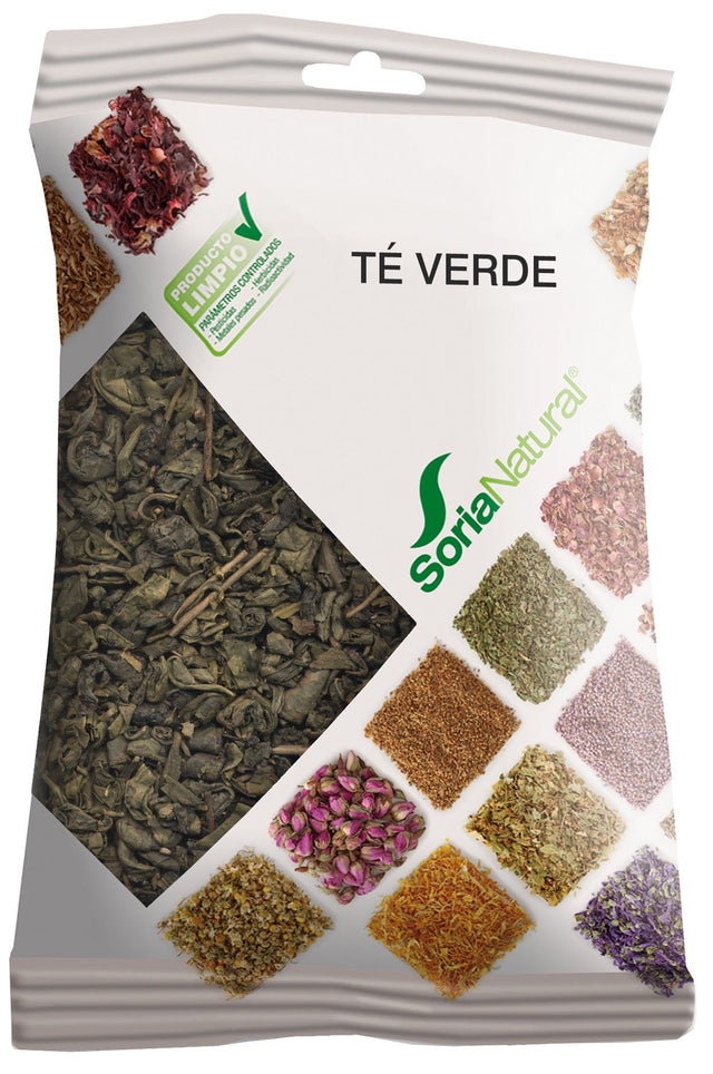 Té Verde en Bolsa · Soria Natural · 70 gramos