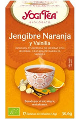 Jengibre Naranja y Vainilla · Yogi Tea · 17 filtros