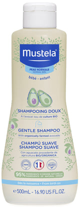 Champú Suave con Aguacate Bio · Mustela · 500 ml