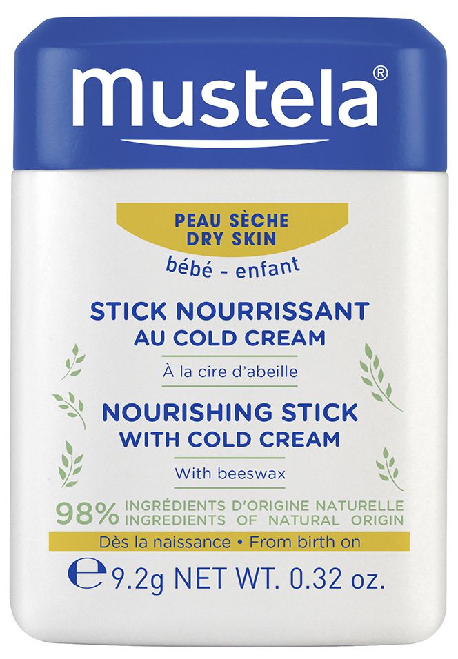 Stick Nutritivo al Cold Cream y Cera de abeja · Mustela · 9,2 gramos