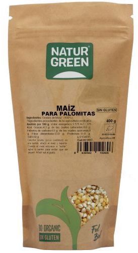 Maíz para Palomitas Bio · Naturgreen · 400 gramos