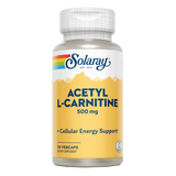 L-Acetil L-Carnitina 500 mg · Solaray · 30 cápsulas