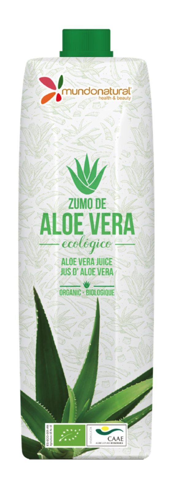 Zumo de Aloe Vera Ecológico · Mundo Natural · 1 litro – Herbolario Salud  Natural