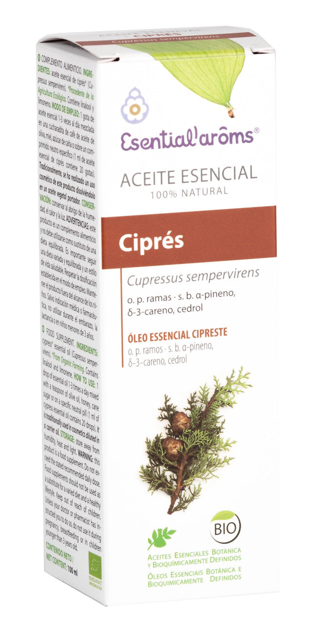 Aceite Esencial Ciprés Bio · Esential'Aroms · 100 ml