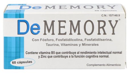 DeMemory · Pharma OTC · 60 cápsulas