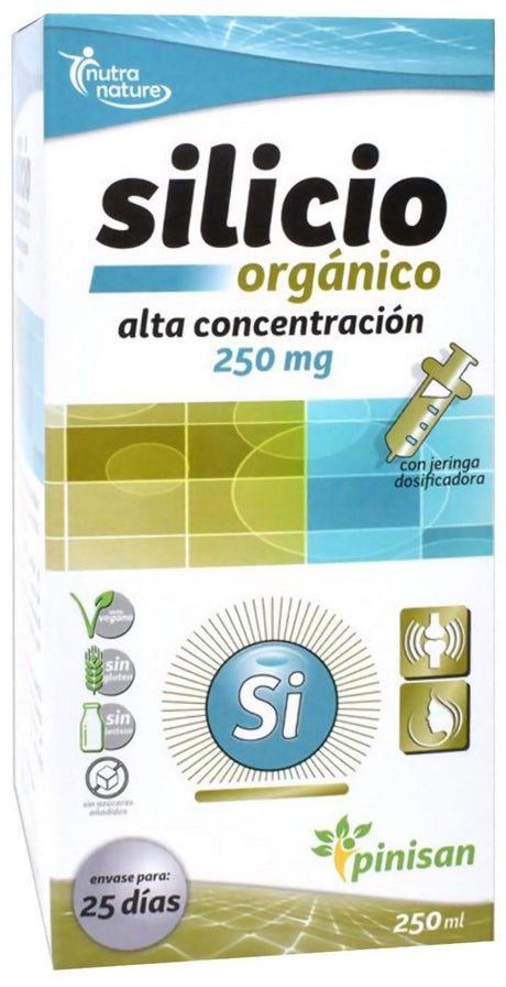 Silicio Orgánico 250 mg · Pinisan · 250 ml