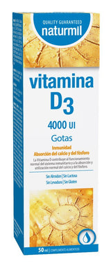 Vitamina D3 4000 UI · Naturmil · 50 ml