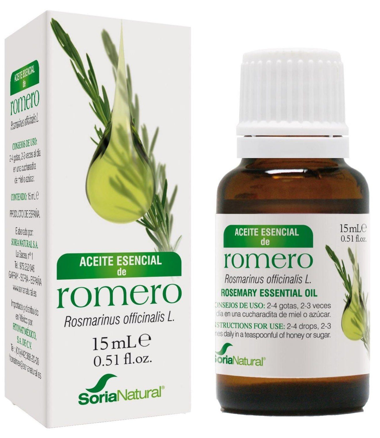 Aceite Esencial de Romero · Soria Natural · 15 ml