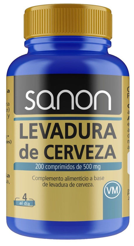 Levadura de Cerveza · Sanon · 200 comprimidos