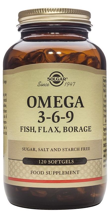Omega 3-6-9 · Solgar · 120 cápsulas blandas