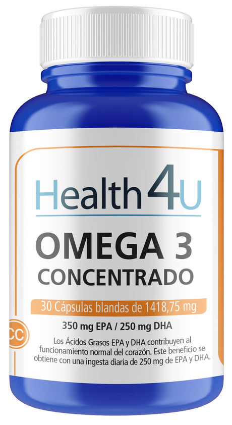 Omega 3 Concentrado · Health4U · 30 cápsulas