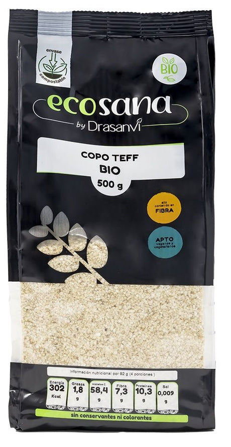 Copos Teff Bio · Ecosana · 500 gramos