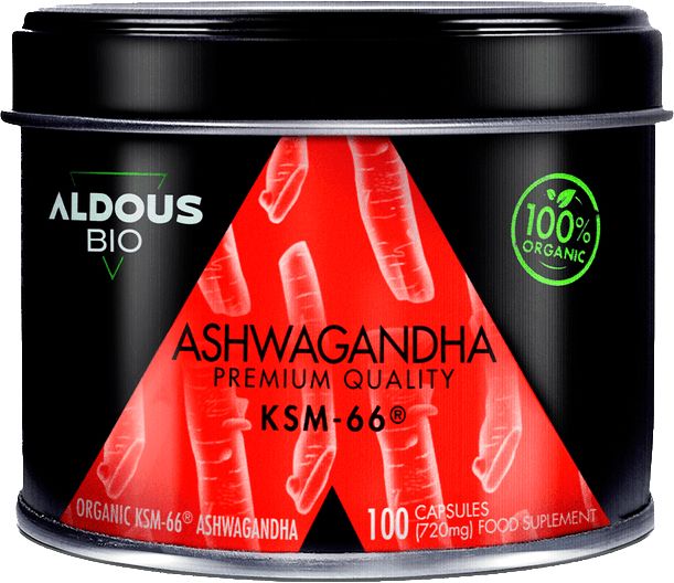 Ashwagandha KSM-66 · Aldous Bio · 100 cápsulas – Herbolario Salud