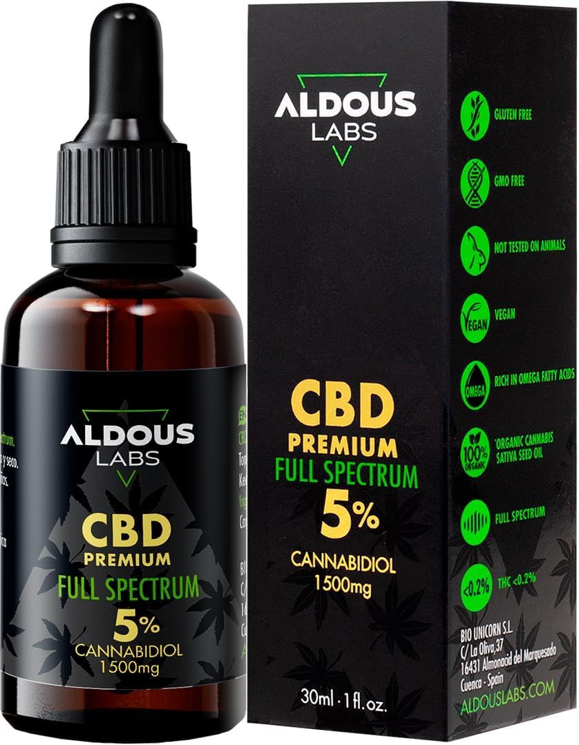 Aceite CBD 5% Full Spectrum · Aldous Bio · 30 ml