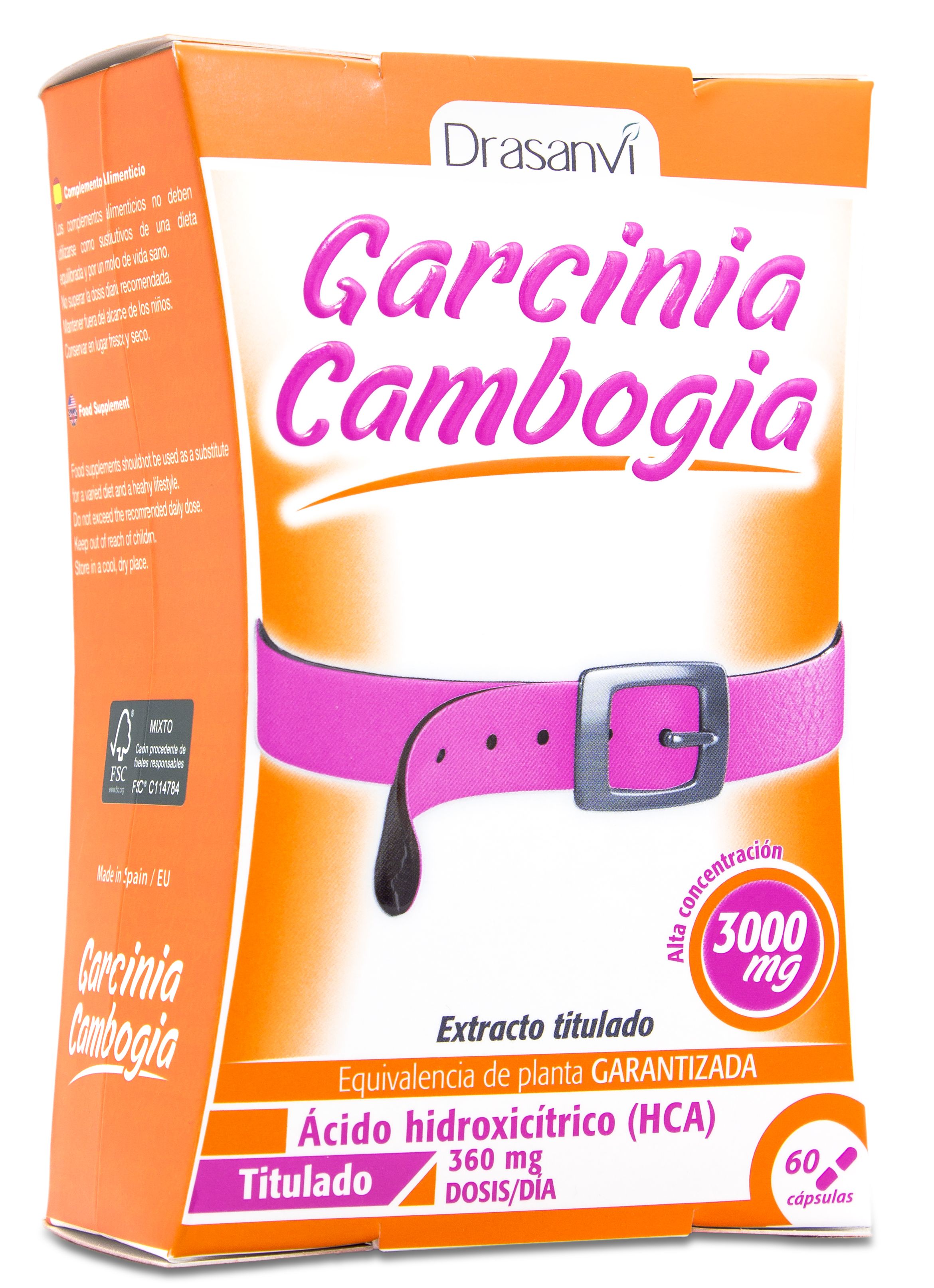 Garcinia Cambogia · Drasanvi · 60 cápsulas – Herbolario Salud Natural