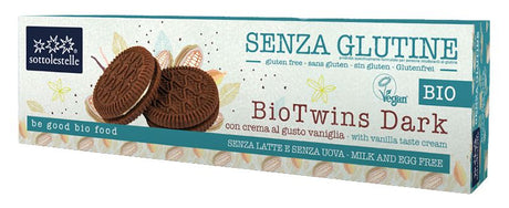 Galletas Biotwins con Crema de Vainilla · Sottolestelle · 125 gramos