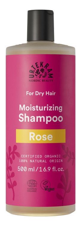 Champú de Rosa para Cabello Seco · Urtekram · 500 ml