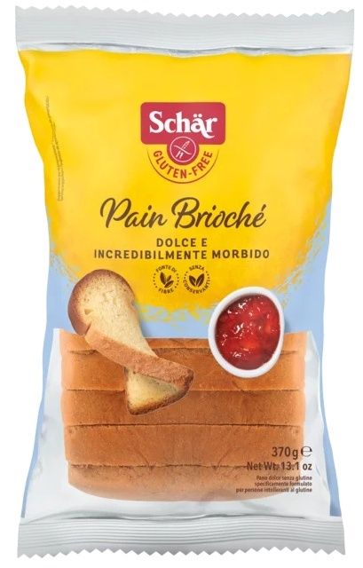Pan Brioche Sin Gluten · Schär · 370 gramos