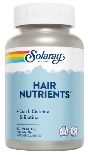 Hair Nutrients · Solaray · 120 cápsulas