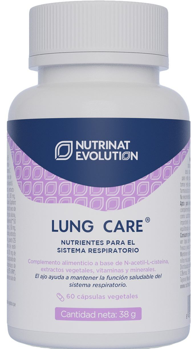 natura white glutathione capsule Lung Care · Nutrinat Evolution · 60 cápsulas – Herbolario Salud Natural