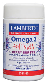Omega 3 for Kids · Lamberts · 60 cápsulas