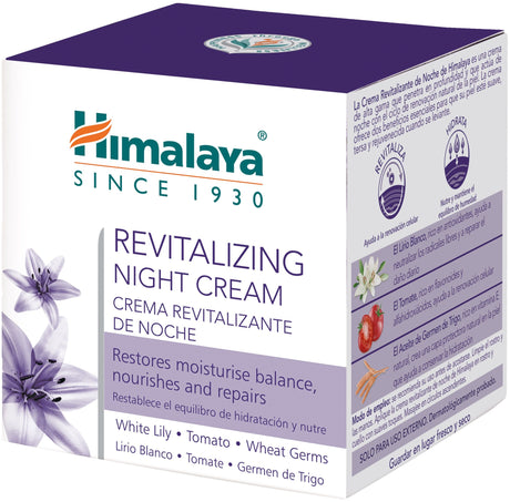 Crema de Noche Revitalizante Mass Herbal · Himalaya · 50 ml