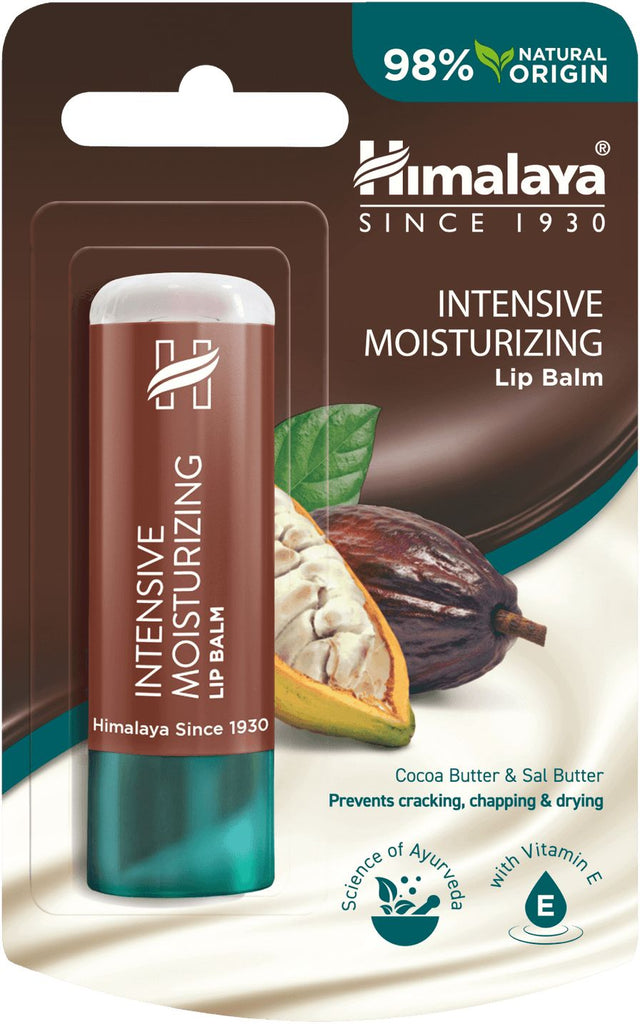 Bálsamo Labial de Hidratación Intensiva de Manteca de Cacao · Himalaya · 4,5 gramos