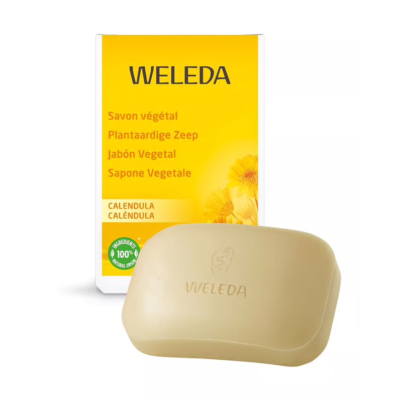 Jabón Vegetal de Caléndula · Weleda · 100 gramos