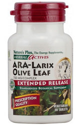 ARA Larix/Hoja de Olivo · Nature's Plus · 30 comprimidos