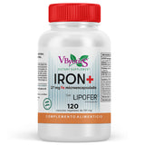Iron+ (Hierro) · VByotics · Envase de 120 cápsulas