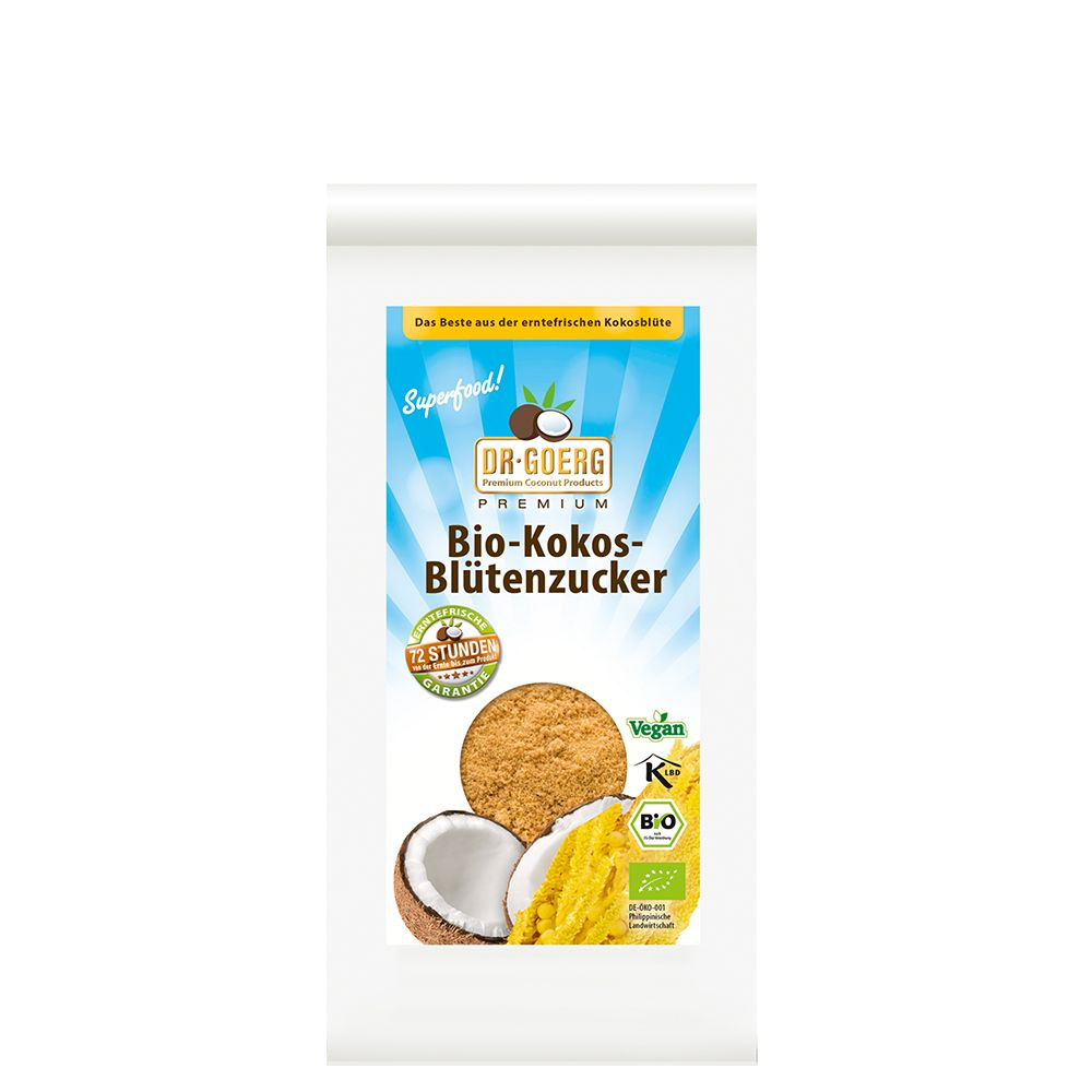Azúcar de Coco Premium Bio · Dr. Goerg · 600 gramos