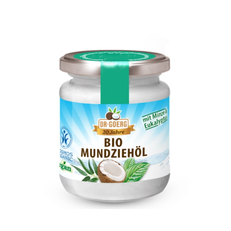 Enjuague Bucal de Aceite de Coco Bio · Dr. Goerg · 166 gramos