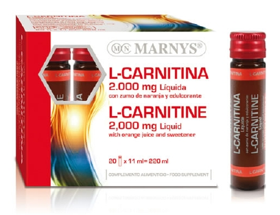 L-Carnitina 2.000 mg · Marnys · 20 viales – Herbolario Salud Natural