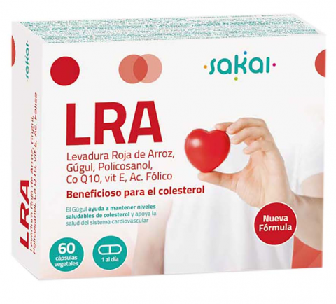 LRA Levadura Roja de Arroz · Sakai · 60 Cápsulas