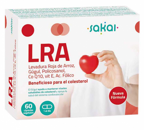 LRA Levadura Roja de Arroz · Sakai · 60 Cápsulas