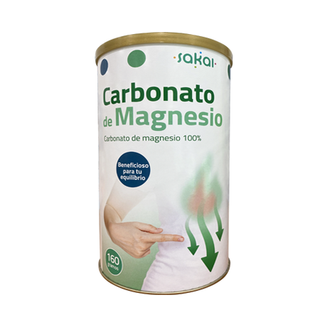 Carbonato Magnesio · Sakai · 160 gramos
