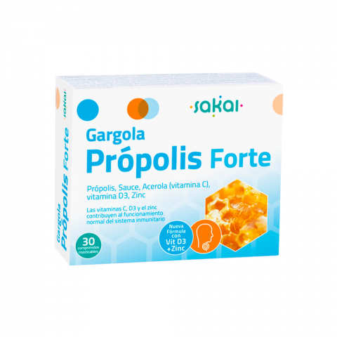 Gárgola Própolis Forte · Sakai · 30 Comprimidos