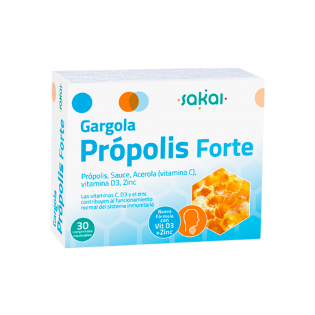 Gárgola Própolis Forte · Sakai · 30 Comprimidos
