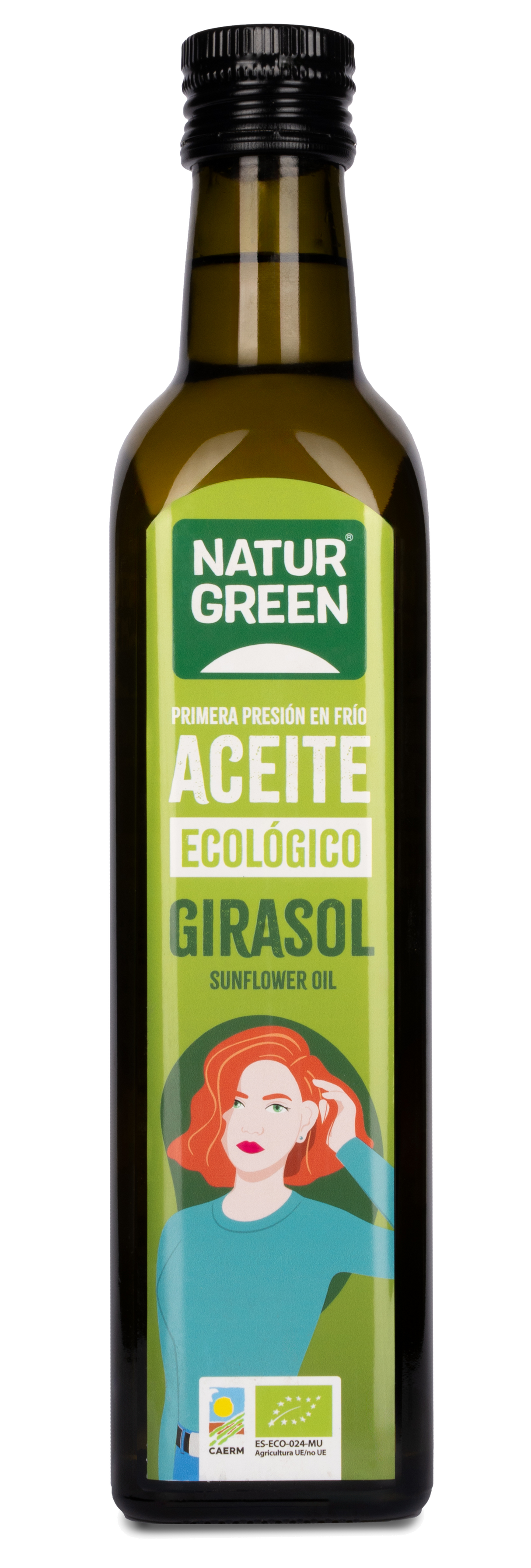 Aceite de Girasol Bio · Naturgreen · 500 ml