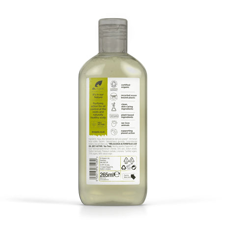 Champú de Árbol de Té · Dr Organic · 265 ml