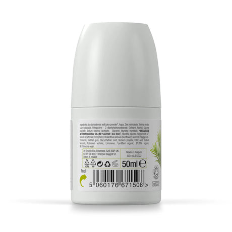 Desodorante Arbol de Te · Dr Organic · 50 ml
