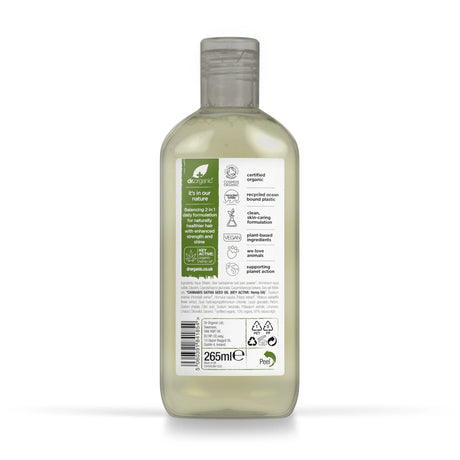 Champu & Acondicionador Aceite de Cañamo · Dr Organic · 265 ml