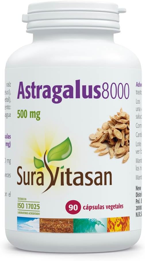 Astragalus 8000 · Sura Vitasan · 90 cápsulas