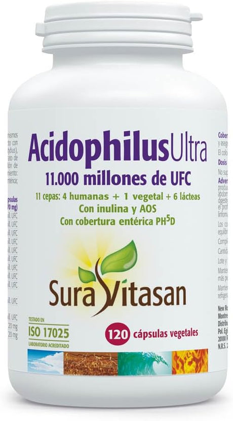 Acidophilus Ultra · Sura Vitasan · 120 cápsulas