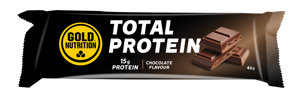Total Protein Bar Chocolate · Gold Nutrition · 46 gramos