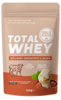 Total Whey Chocolate Blanco-Avellana · Gold Nutrition · 260 gramos
