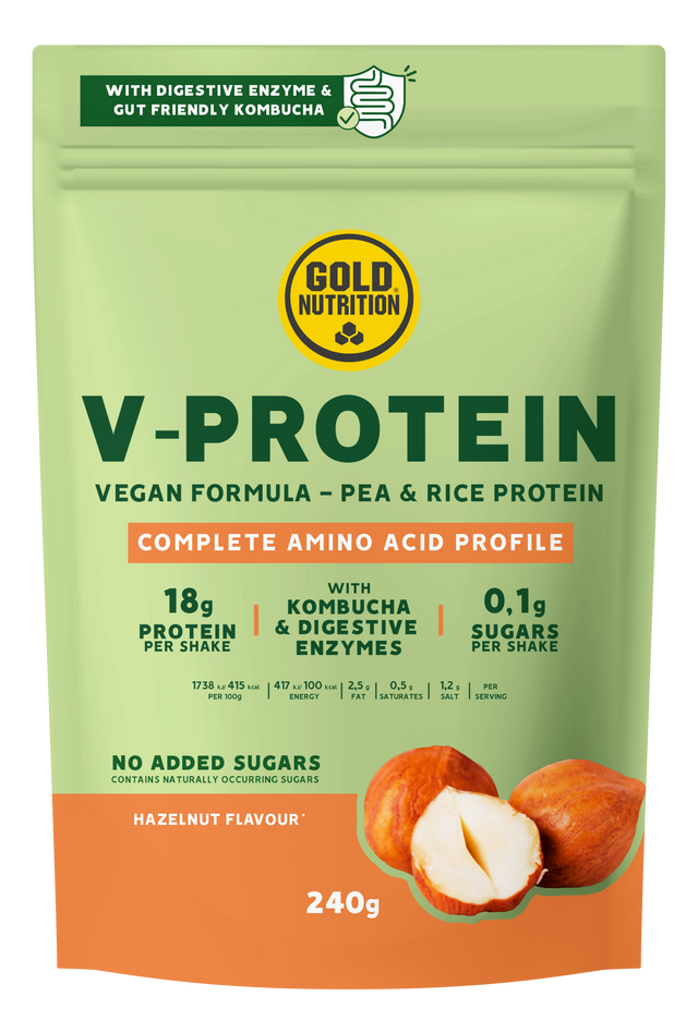 V-Protein Avellana · Gold Nutrition · 240 gramos