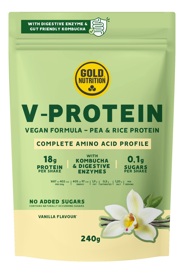 V-Protein Vanilla · Gold Nutrition · 240 gramos