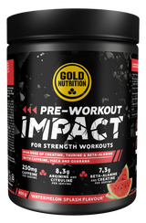 Pre-Workout Impact Sandía · Gold Nutrition · 400 gramos
