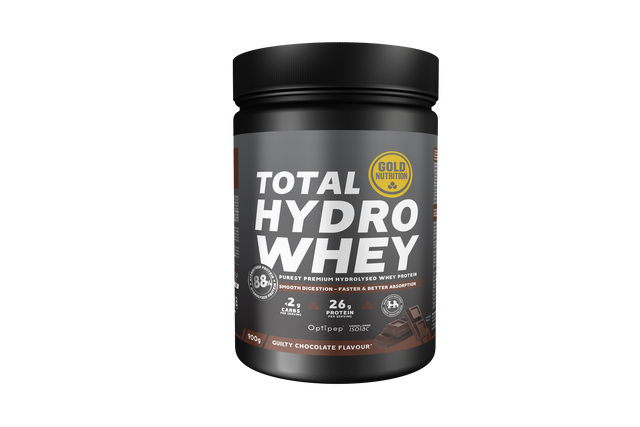 Total Hydro Whey Chocolate · Gold Nutrition · 900 gramos